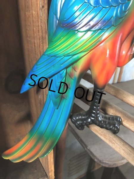 画像4: 70s Vintage Parrot Wall Hangings Statue (C027) (4)