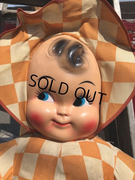 画像8: Vintage Celluloid Face Doll Big Size Baby 60cm (C032） (8)