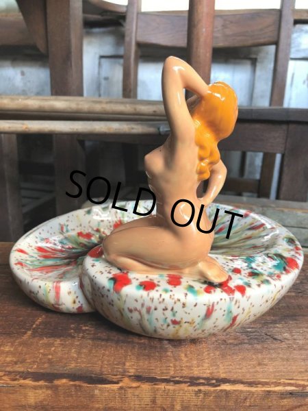 画像3: Vintage Mid Century Nude Naked Woman Lady Pinup Ashtrays (C052) (3)