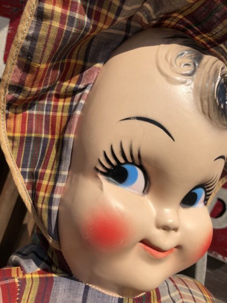 画像9: Vintage Celluloid Face Doll Big Size Baby 60cm (C034） (9)