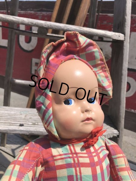 画像5: Vintage Celluloid Face Doll Girl 50cm (C048） (5)