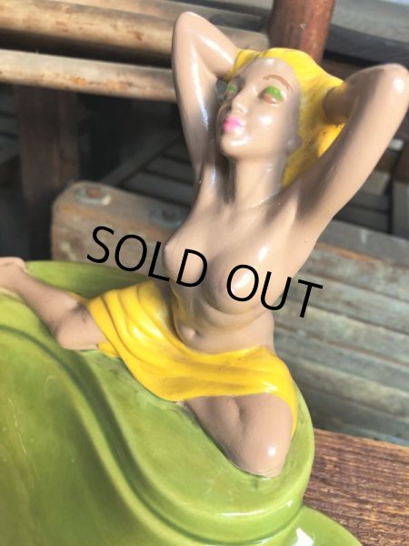 画像7: Vintage Mid Century Nude Naked Woman Lady Pinup Ashtray (C053) (7)