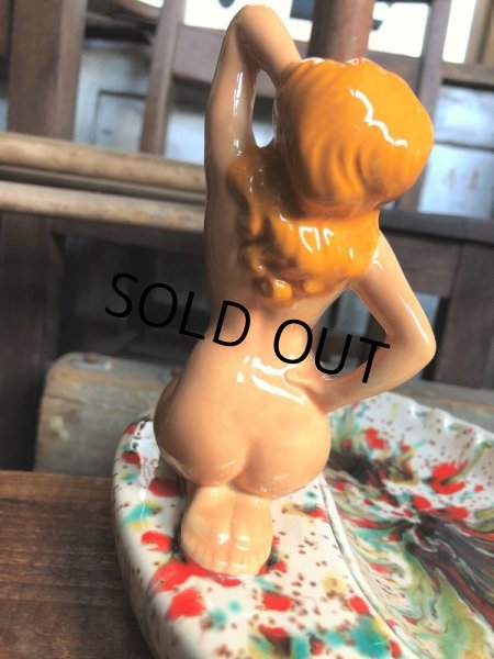 画像9: Vintage Mid Century Nude Naked Woman Lady Pinup Ashtrays (C052) (9)