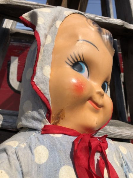 画像10: Vintage Celluloid Face Doll Big Size Baby 60cm (C033） (10)