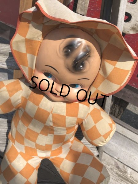 画像2: Vintage Celluloid Face Doll Big Size Baby 60cm (C032） (2)