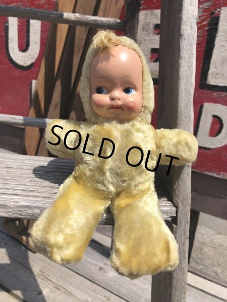 画像5: Vintage Celluloid Face Doll Mini Baby 22cm (C037） (5)