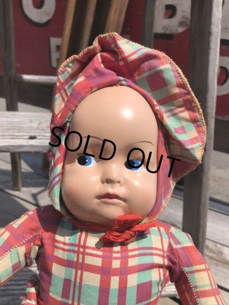 画像7: Vintage Celluloid Face Doll Girl 50cm (C048） (7)