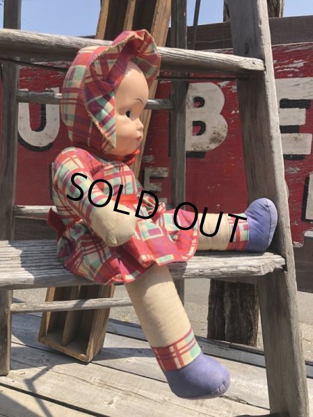 画像3: Vintage Celluloid Face Doll Girl 50cm (C048） (3)