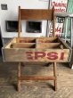 画像3: Vintage Original PEPSI Cola Wooden Crate (C055) (3)