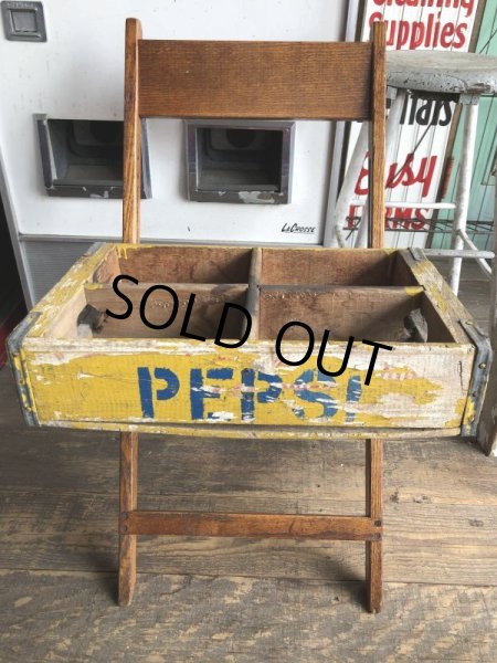 画像4: Vintage Original PEPSI Cola Wooden Crate (C056) (4)