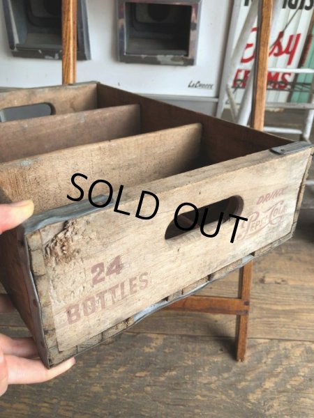 画像4: Vintage Original PEPSI Cola Wooden Crate (C054) (4)