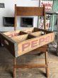 画像1: Vintage Original PEPSI Cola Wooden Crate (C055) (1)