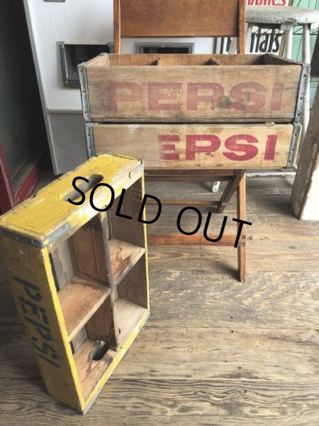 画像10: Vintage Original PEPSI Cola Wooden Crate (C054) (10)