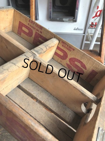 画像8: Vintage Original PEPSI Cola Wooden Crate (C055) (8)