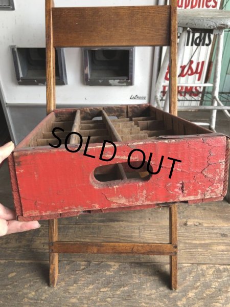 画像4: Vintage Original Coca Cola Wooden Crate (C059) (4)