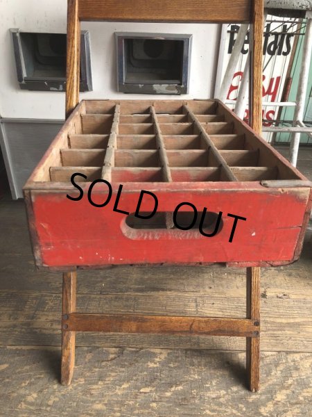 画像2: Vintage Original Coca Cola Wooden Crate (C058) (2)