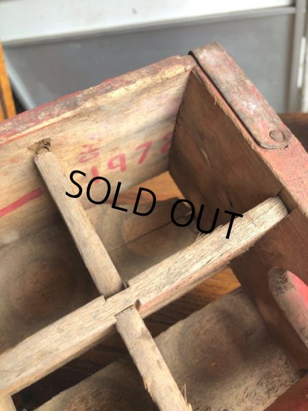 画像11: Vintage Original Coca Cola Wooden Crate (C058) (11)