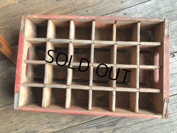 画像9: Vintage Original Coca Cola Wooden Crate (C058) (9)