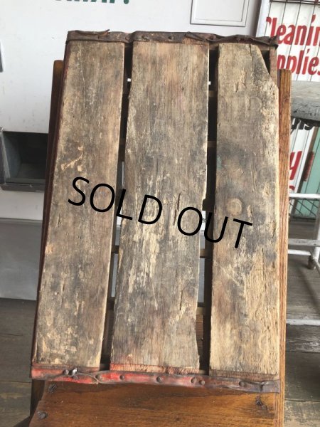 画像6: Vintage Original Coca Cola Wooden Crate (C058) (6)