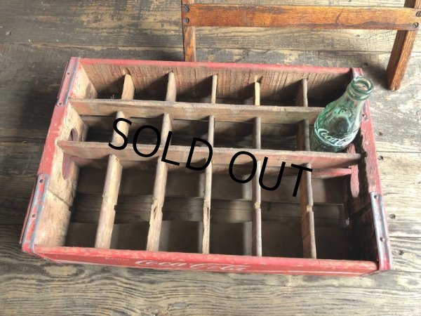 画像10: Vintage Original Coca Cola Wooden Crate (C059) (10)