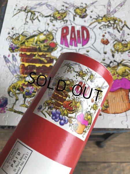 画像2: 70s Vintage Raid Picture Puzzle Complete (C060)  (2)