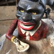 画像7: Vintage Black Man Cast Iron Coin Bank (C066) (7)