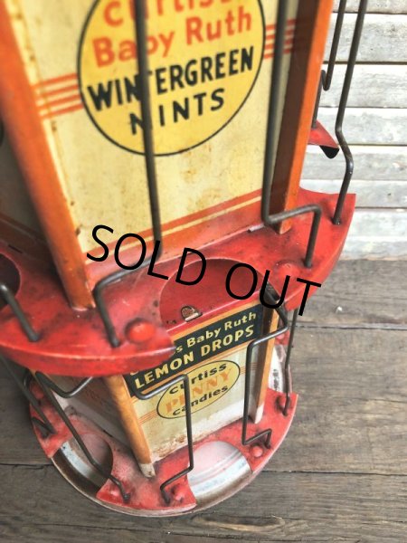 画像8: RARE! Hard to Find!!  Antique CURTISS Advertising "Penny Candy" Tin Store Counter Display (C067) (8)