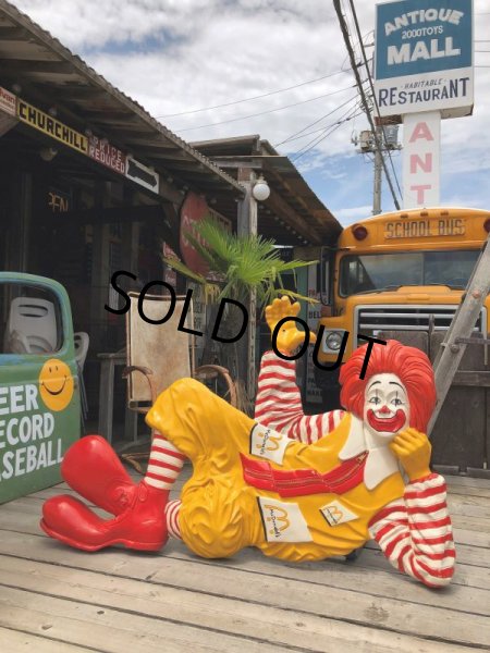 画像15: Hard to Find ! Rare ! 70s Vintage McDonald's Ronald Wall Sculpture Statue (C070) (15)