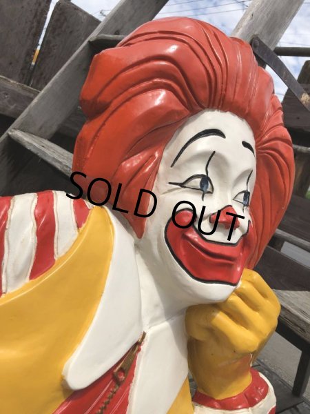 画像3: Hard to Find ! Rare ! 70s Vintage McDonald's Ronald Wall Sculpture Statue (C070) (3)