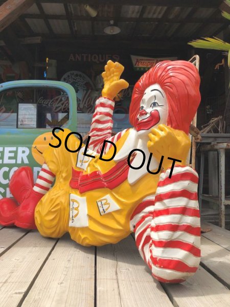 画像14: Hard to Find ! Rare ! 70s Vintage McDonald's Ronald Wall Sculpture Statue (C070) (14)