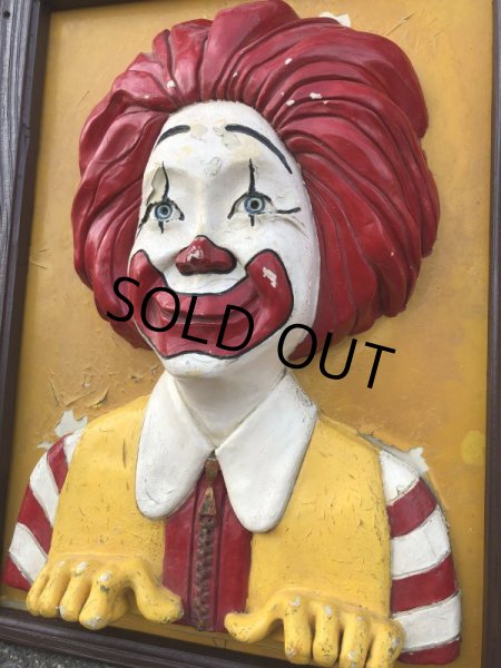 画像7: 70s Vintage McDonald's Wall Statue Store Display Set (T947) (7)