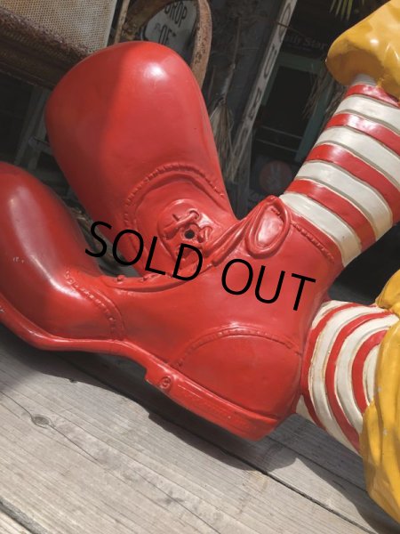 画像5: Hard to Find ! Rare ! 70s Vintage McDonald's Ronald Wall Sculpture Statue (C070) (5)