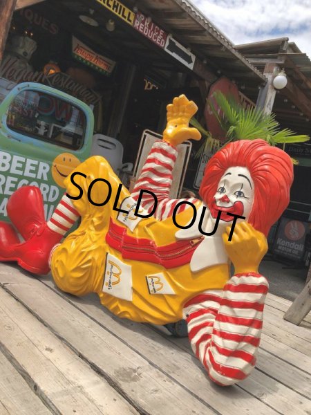 画像12: Hard to Find ! Rare ! 70s Vintage McDonald's Ronald Wall Sculpture Statue (C070) (12)