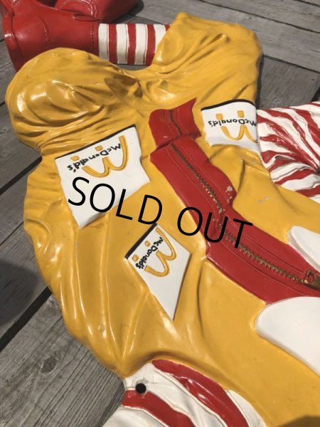 画像17: Hard to Find ! Rare ! 70s Vintage McDonald's Ronald Wall Sculpture Statue (C070) (17)