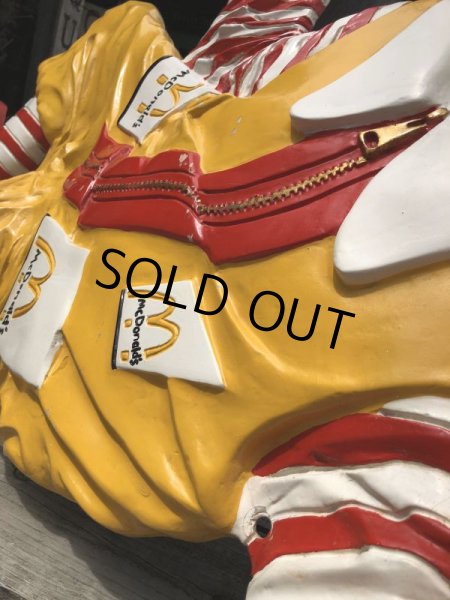 画像7: Hard to Find ! Rare ! 70s Vintage McDonald's Ronald Wall Sculpture Statue (C070) (7)