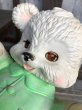 画像7:  60s Vintage Edward Mobley Arrow Sleep Eyes Rubber Squeak Bear Green (C071) (7)