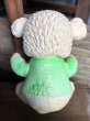 画像3:  60s Vintage Edward Mobley Arrow Sleep Eyes Rubber Squeak Bear Green (C071) (3)