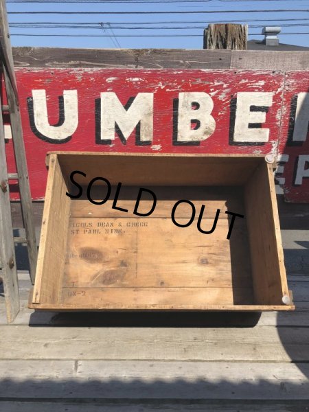 画像7: RARE!  30s Antique Champion Spark Plug Dealer Delivery Wooden Crate (C074) (7)