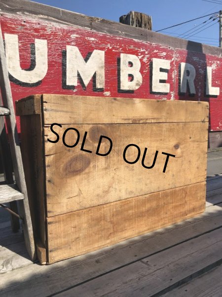 画像17: RARE!  30s Antique Champion Spark Plug Dealer Delivery Wooden Crate (C074) (17)