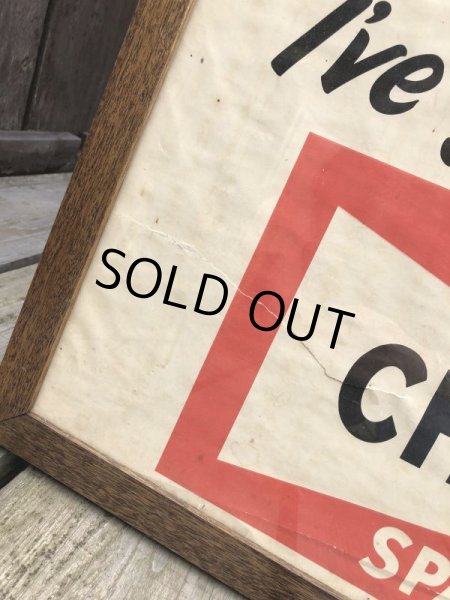 画像11: 【店舗引き取り限定】 Vintage Champion Spark Plugs Advertising Store Display Poster Sign (C077) (11)