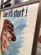 画像10: 【店舗引き取り限定】 Vintage Champion Spark Plugs Advertising Store Display Poster Sign (C077) (10)