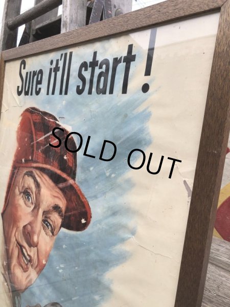 画像10: 【店舗引き取り限定】 Vintage Champion Spark Plugs Advertising Store Display Poster Sign (C077) (10)