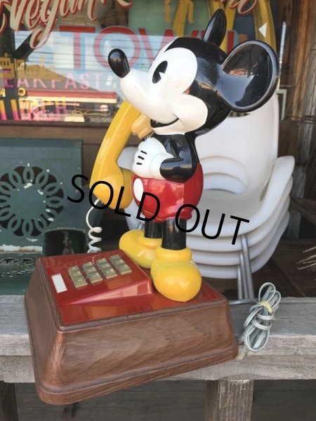 画像6: 70s Vintage Telephone Mickey Mouse (C076) (6)