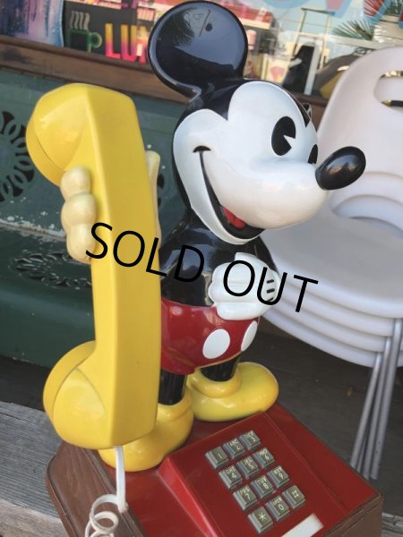 画像9: 70s Vintage Telephone Mickey Mouse (C076) (9)