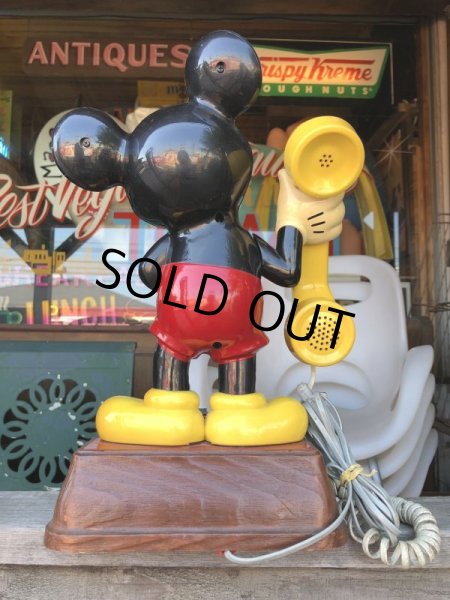 画像5: 70s Vintage Telephone Mickey Mouse (C076) (5)