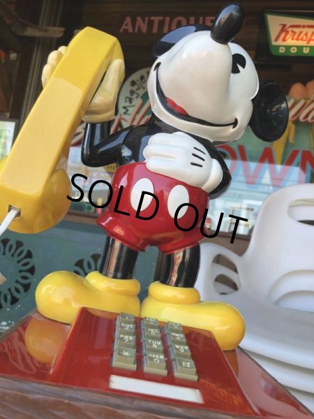 画像7: 70s Vintage Telephone Mickey Mouse (C076) (7)