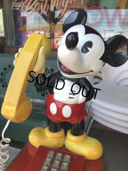 画像10: 70s Vintage Telephone Mickey Mouse (C076) (10)