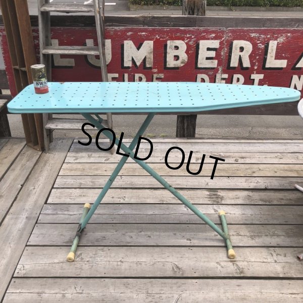 画像18: Vintage Metal Ironing Board Table (C078) (18)