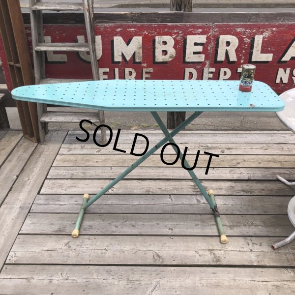画像14: Vintage Metal Ironing Board Table (C078) (14)