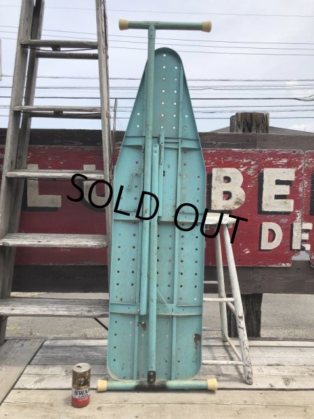 画像24: Vintage Metal Ironing Board Table (C078) (24)